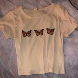 urban outfitters butterfly t-shirt